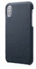 ���ܥ�¥�GRAMASShrunken-Calf Leather Shell Case���㥱�åȥ�����for iPhoneXS(5.8�����)/iPhoneX��Navy��GSC-72358NVY
