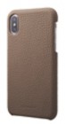 ���ܥ�¥�GRAMASShrunken-Calf Leather Shell Case���㥱�åȥ�����for iPhoneXS(5.8�����)/iPhoneX��Taupe��GSC-72358TPE