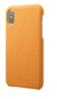 ���ܥ�¥�GRAMASShrunken-Calf Leather Shell Case���㥱�åȥ�����for iPhoneXS(5.8�����)/iPhoneX��Yellow��GSC-72358YLW