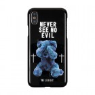 VELOCITYMILKBOYSEE NO EVILBEARS�ϡ��ɥ��㥱�åȥ�����for iPhoneX��BK��AB-0883-IP0X