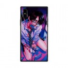 VELOCITYGIZMOBIESFRAPBOIS ���饹���㥱�åȥ�����for iPhoneX�Ծö�Ū���ܡ�AB-0955-IP0X-PURP