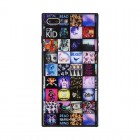 VELOCITYGIZMOBIESMILKBOY���饹���㥱�åȥ����� for iPhone7Plus/8Plus��INSTAGRAM PATTERN��BJ-0001-IP7P-MLTI