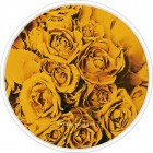 �����衼FONONWIRELESS CHARGING BASE��Yellow Rose / FLORAL/WH��WC-FR03-WH