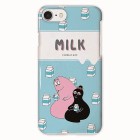 ����饤�����COLLABORN�Ѿ׷⥱����for iPhone6/iPhone6s/iPhone7/iPhone8��MILK��BB-TCI7S-054-W