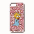 ����饤�����COLLABORN����å���������for iPhone6/iPhone6s/iPhone7/iPhone8��MAGGIE-Pink glitter��TS-GI7S-020