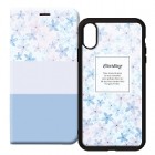����饤�����SARTORIA MODASEAMLESS 2WAY CASEfor iPhoneX/XS��FLOWER BLUE��SM-BKIXS-015