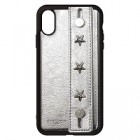 ����饤�����SARTORIA MODAHAND BELT CASEfor iPhoneX/XS��SILVER��SM-IXS-014