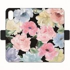 ����饤�����COLLABORN TOKYOfor iPhoneXS/X��colorful flower-BLK��BL-BKIXS-115
