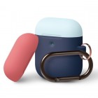 elago ���饴AIRPODS DUO HANG CASEWireless Charging Casefor AirPods 2nd Generation��Jean Indigo 3��EL_A2WCSSCOW_J3