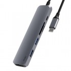 elago ���饴6 in 1 Card Reader / HDMI Multi Hub USB-C for Type-C Port�Ѵ������ץ���Dark Gray��EL_TCPHBAY6R_DG